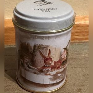 Alice in Wonderland Earl Grey Tea Tin Mad Hatter Tea Party New English Teas